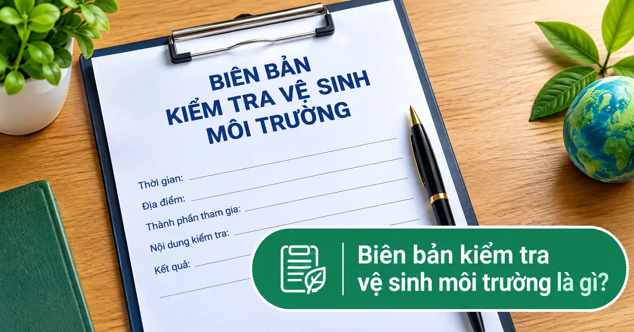 Biên bản kiểm tra vệ sinh môi trường là gì? Biên bản kiểm tra vệ sinh môi trường là gì?