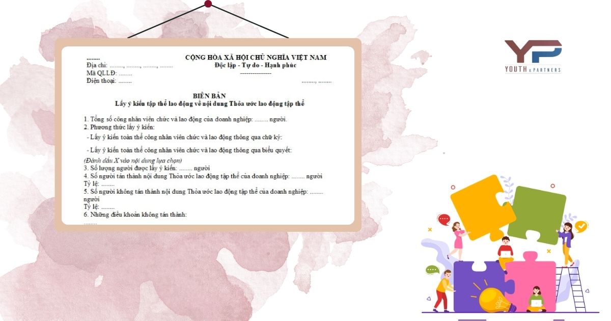 Biên bản lấy ý kiến của tổ chức đại diện người lao động