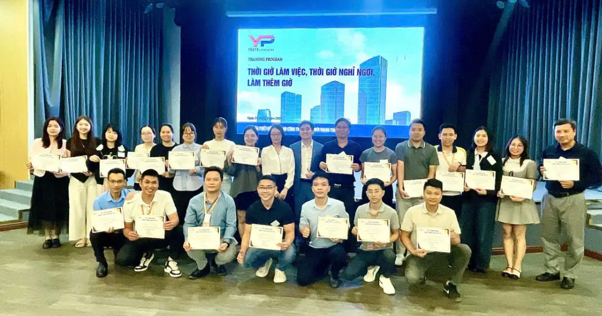 Buổi đào tạo lao động về thời giờ làm việc tại Yody Buổi đào tạo lao động về thời giờ làm việc tại Yody