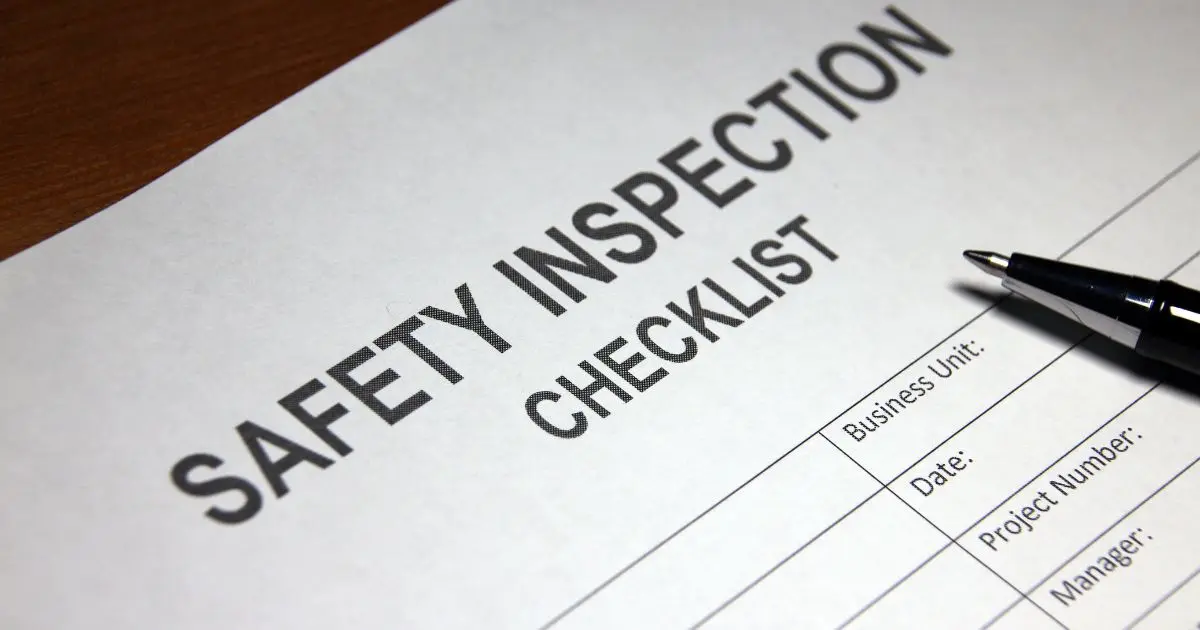 Checklist kiểm tra an toàn nhà máy Checklist kiểm tra an toàn nhà máy