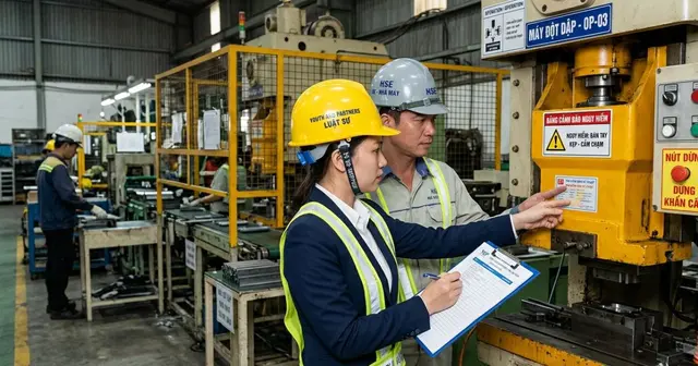Quy trình chi tiết kiểm tra an toàn lao động trong nhà máy