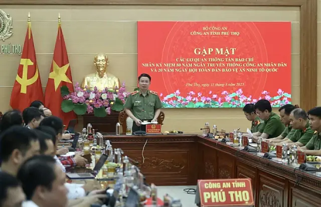 Công an tỉnh Phú Thọ họp báo vụ án triệt phá dự án tiền ảo xuyên quốc gia Công an tỉnh Phú Thọ họp báo vụ án triệt phá dự án tiền ảo xuyên quốc gia