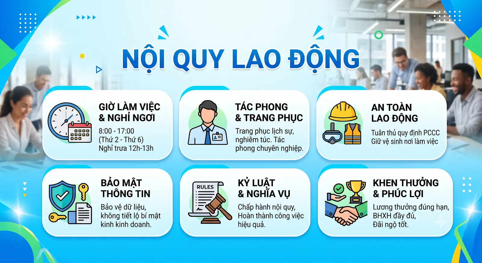 Đăng ký nội quy lao động của doanh nghiệp Đăng ký nội quy lao động của doanh nghiệp
