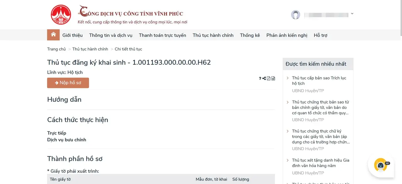 Đăng nhập tài khoản đăng ký khai sinh online Đăng nhập tài khoản đăng ký khai sinh online