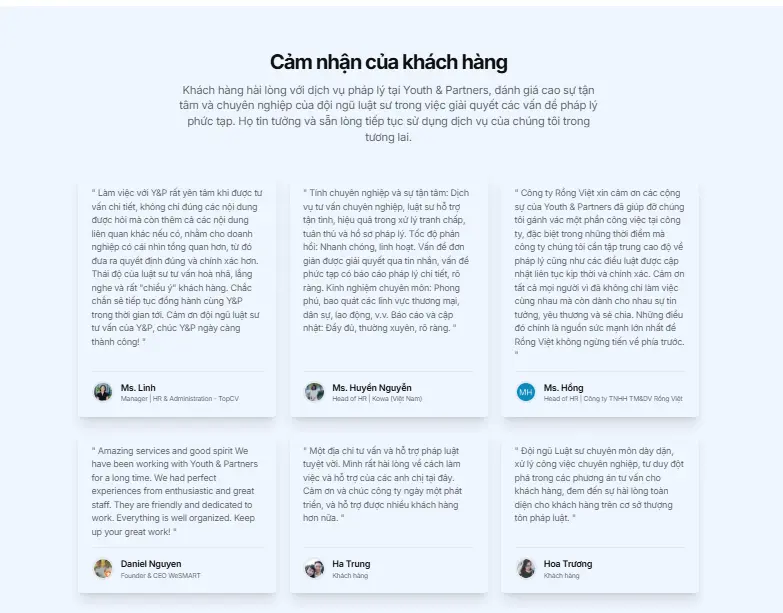 đánh giá của khách hàng sử dụng dịch vụ luật sư lao động tại yp đánh giá của khách hàng sử dụng dịch vụ luật sư lao động tại yp