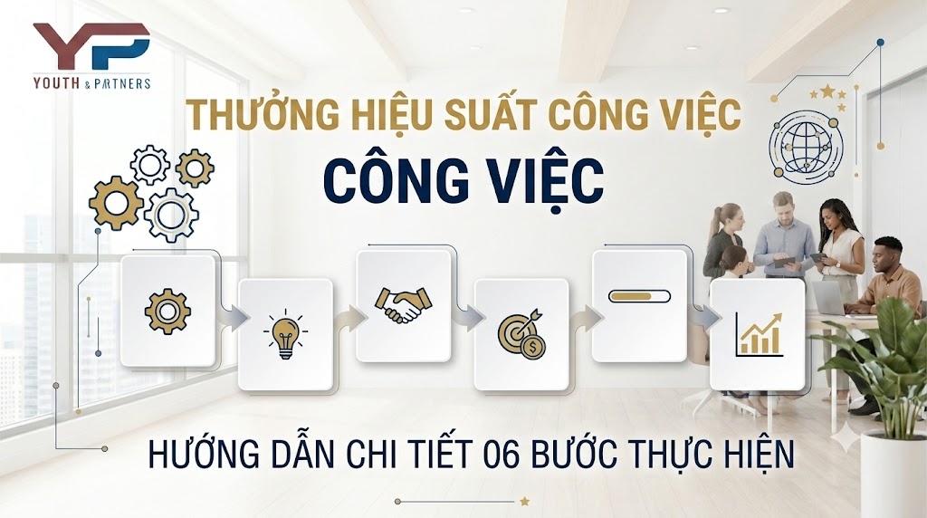Thưởng hiệu suất công việc giúp động viên nhân viên và tối ưu hóa năng suất doanh nghiệp. Tìm hiểu ngay quy trình 06 bước điển hình để áp dụng hiệu quả nhất.