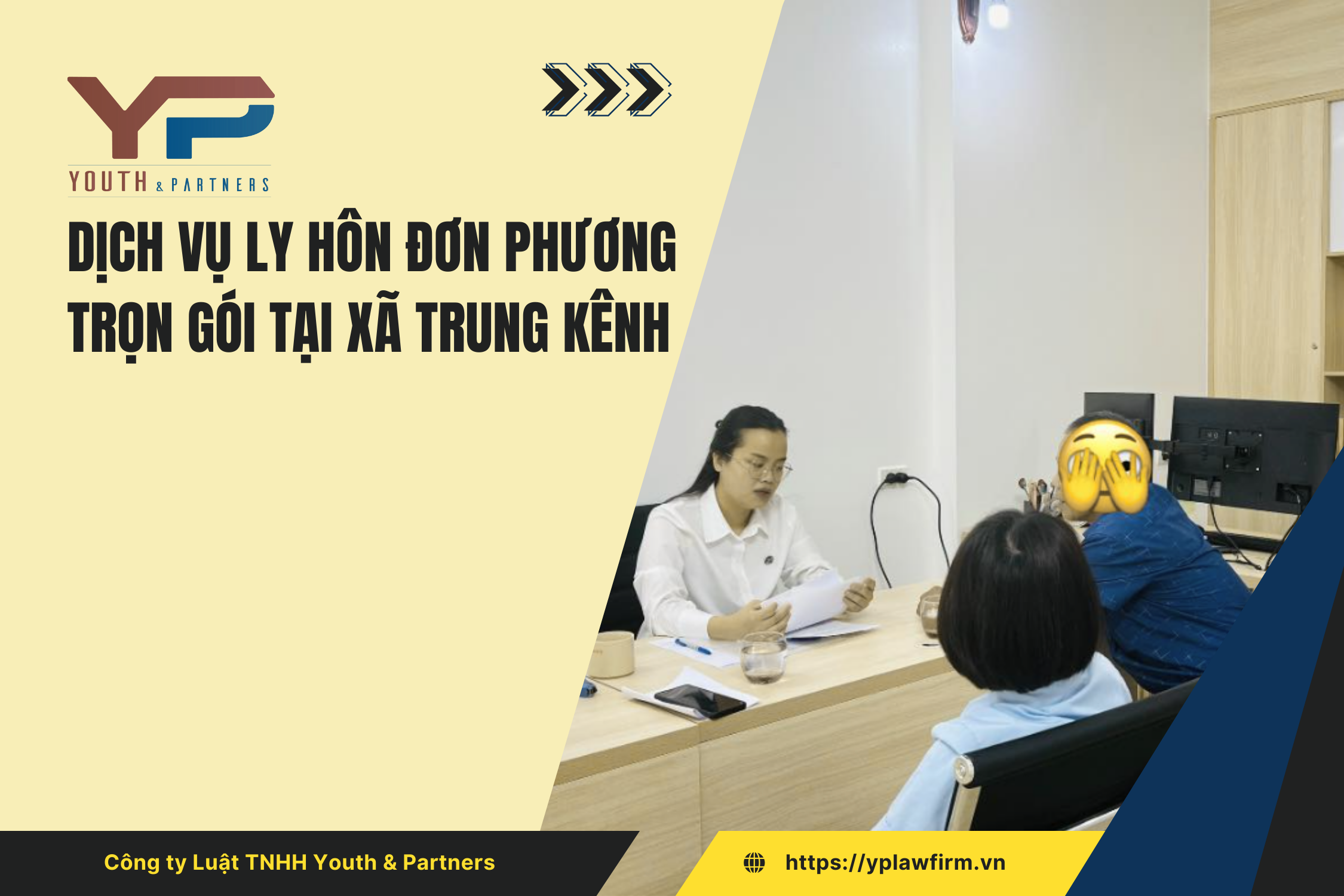 Dịch vụ ly hôn đơn phương trọn gói tại xã Trung Kênh của Y&P Law firm sẽ giúp bạn giải quyết nhanh chóng, dễ dàng và tiết kiệm thời gian trong việc ly hôn!