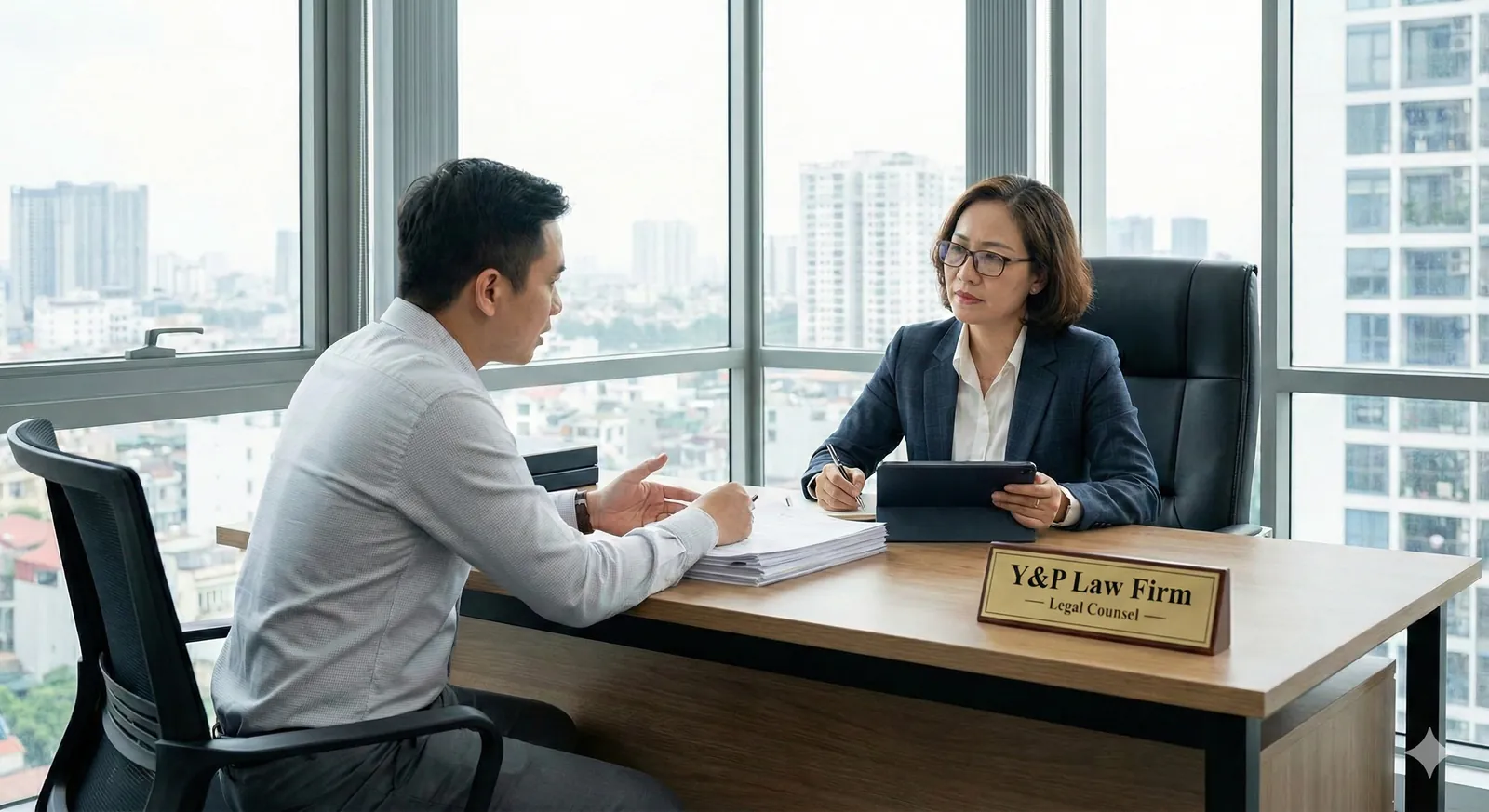 Dịch vụ pháp chế thuê ngoài tiếp nhận yêu cầu tư vấn