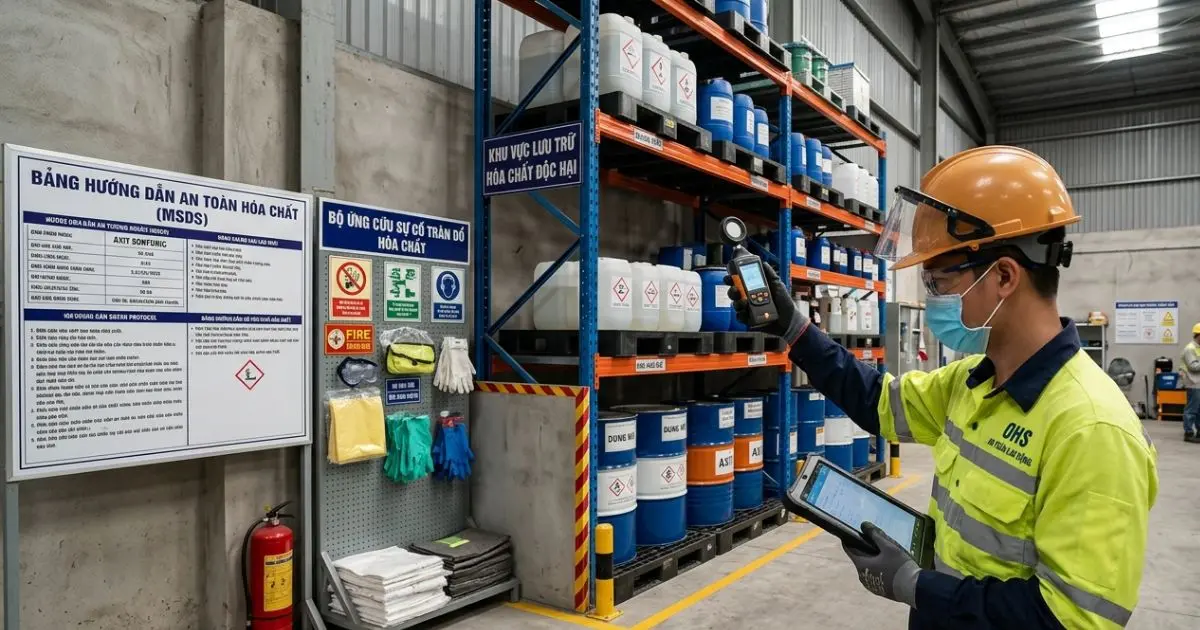 Đo đạc đánh giá rủi ro an toàn lao động trong nhà máy Đo đạc đánh giá rủi ro an toàn lao động trong nhà máy