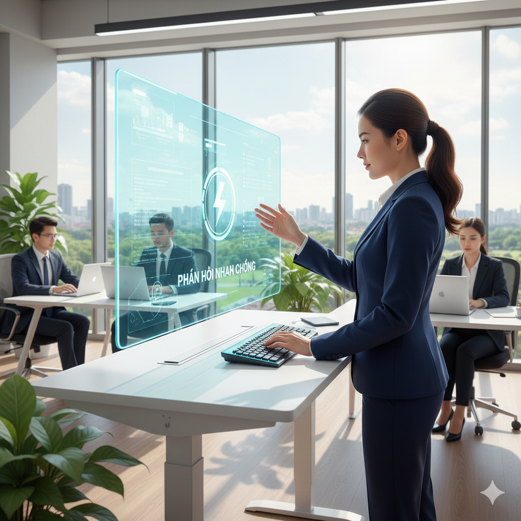 Đội ngũ nhân sự cung cấp dịch vụ pháp chế thuê ngoài phản hồi nhanh chóng