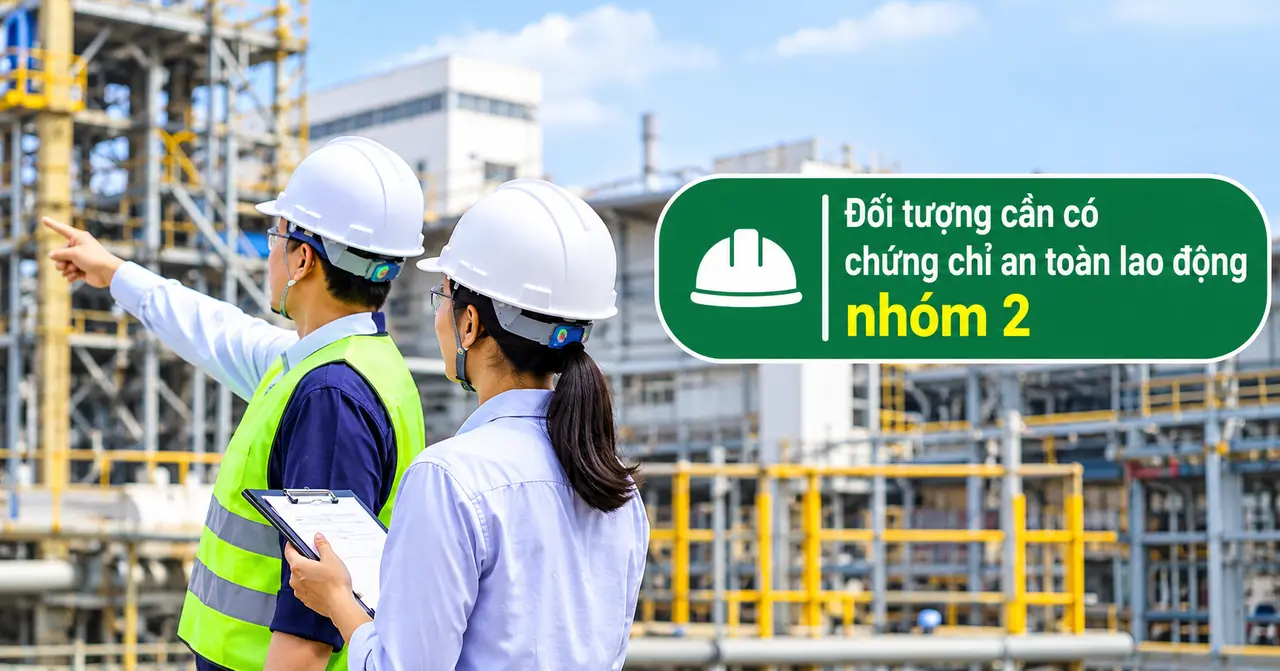 Đối tượng cần có chứng chỉ an toàn lao động nhóm 2 Đối tượng cần có chứng chỉ an toàn lao động nhóm 2