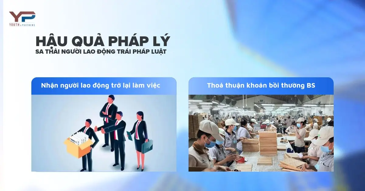 Hậu quả sa thải người lao động trái pháp luật Hậu quả sa thải người lao động trái pháp luật