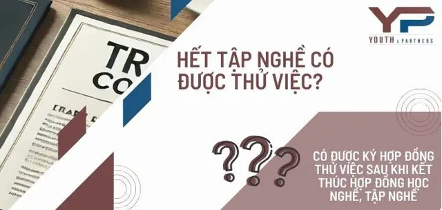 Hết tập nghề có được thử việc?
