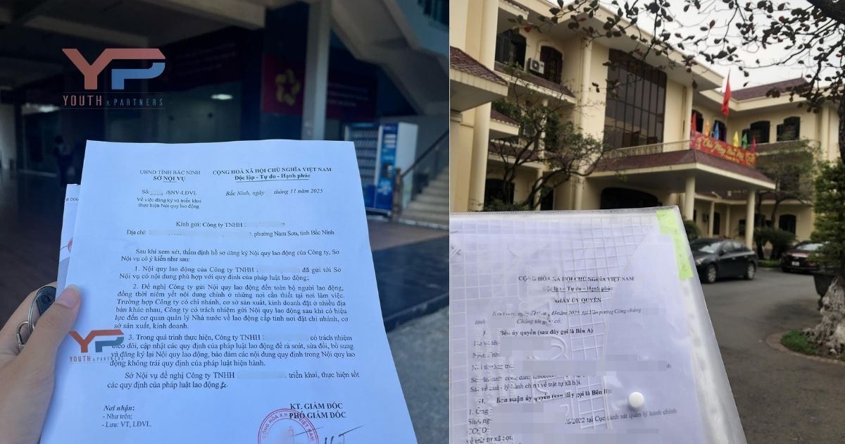 Hỗ trợ đăng ký nội quy lao động