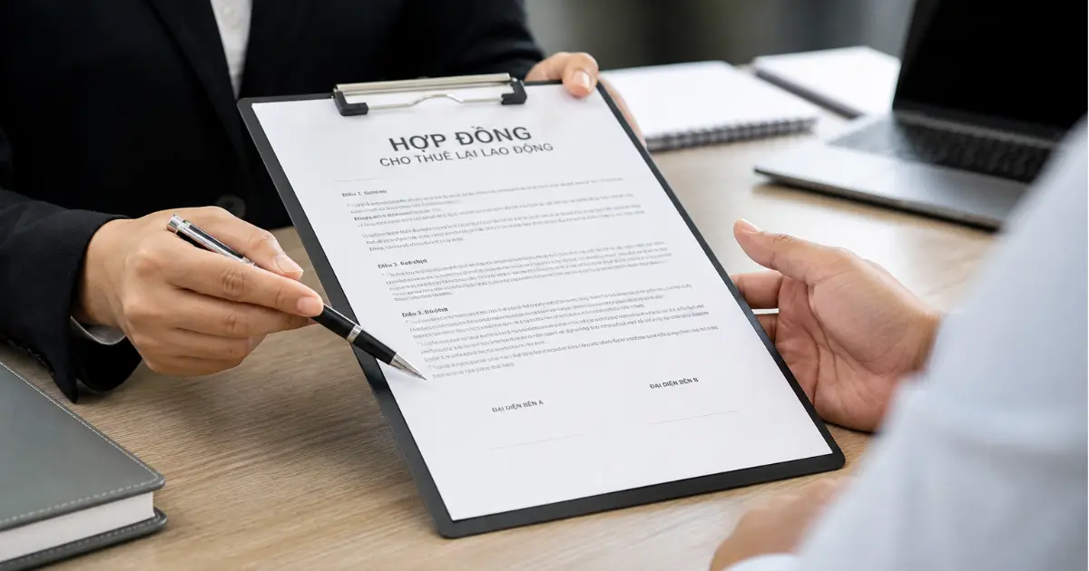 Hợp đồng cho thuê lại lao động là thỏa thuận giữa doanh nghiệp cung ứng lao động và doanh nghiệp có nhu cầu sử dụng lao động Hợp đồng cho thuê lại lao động là thỏa thuận giữa doanh nghiệp cung ứng lao động và doanh nghiệp có nhu cầu sử dụng lao động