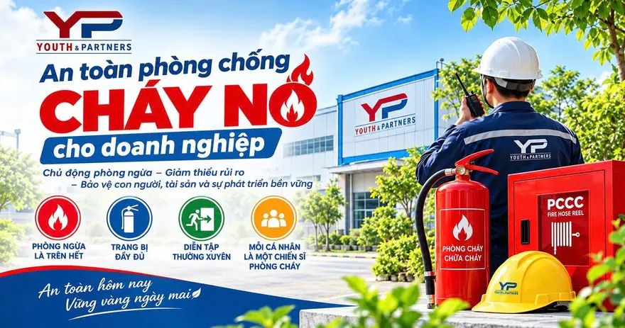 An toàn phòng chống cháy nổ cho doanh nghiệp là chìa khóa bảo vệ tài sản và tính mạng. Cập nhật quy định PCCC mới nhất để tối ưu chi phí và vận hành an tâm.