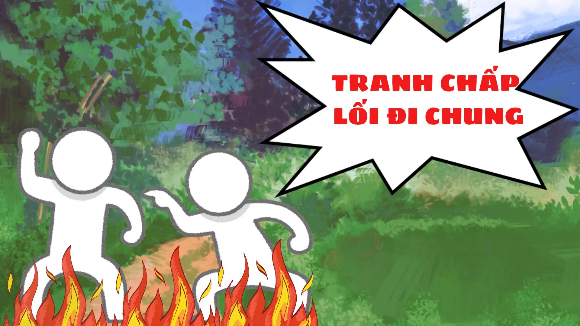 Khách hàng dễ rơi vào tình trạng quá khích khi giải quyết tranh chấp lối đi chung