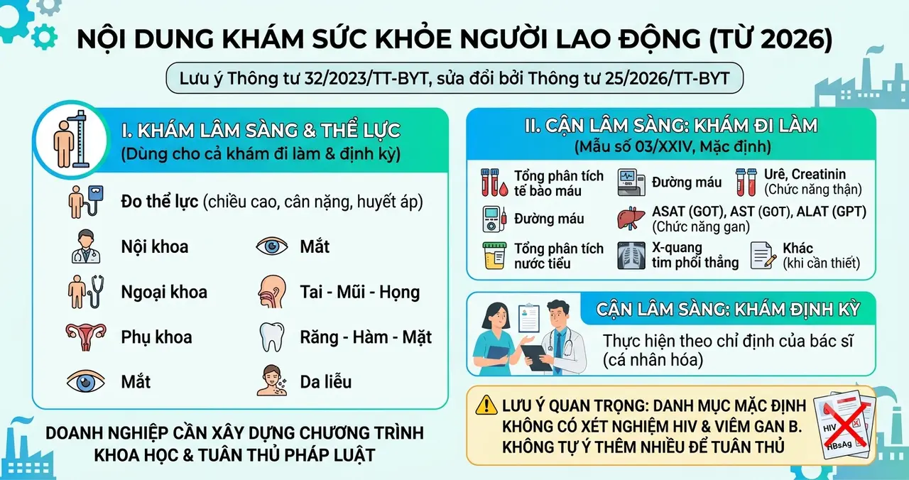khám sức khoẻ cho người lao động hiện nay gồm những nội dung gì khám sức khoẻ cho người lao động hiện nay gồm những nội dung gì