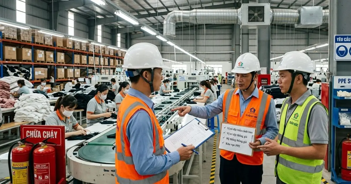 Khảo sát thực địa lập kế hoạch an toàn vệ sinh lao động Khảo sát thực địa lập kế hoạch an toàn vệ sinh lao động