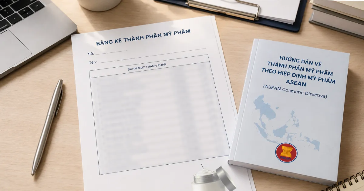 Khi làm thủ tục công bố mỹ phẩm cần lưu ý thành phần Khi làm thủ tục công bố mỹ phẩm cần lưu ý thành phần