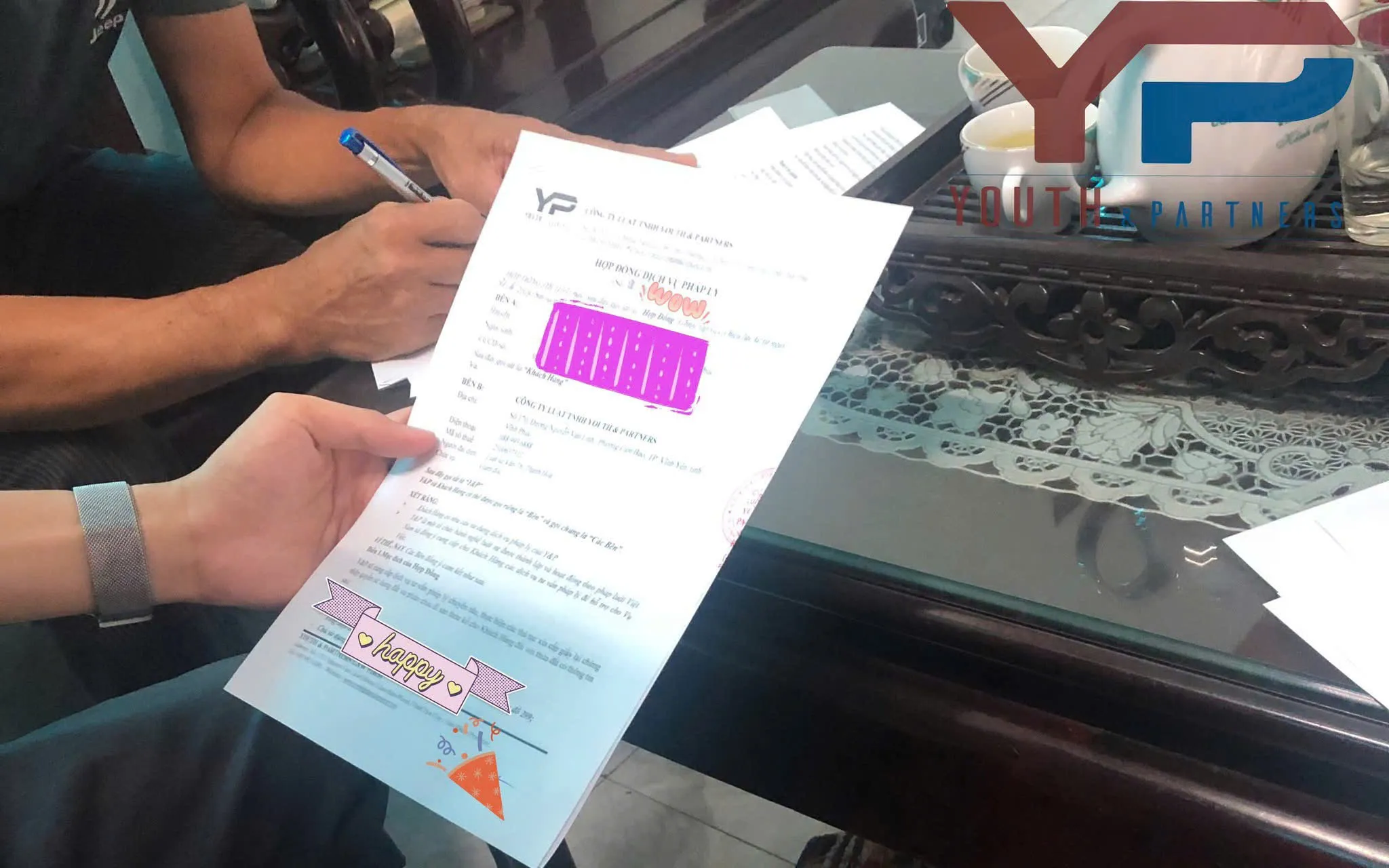 Ký hợp đồng dịch vụ với văn phòng luật sư Hải Phòng