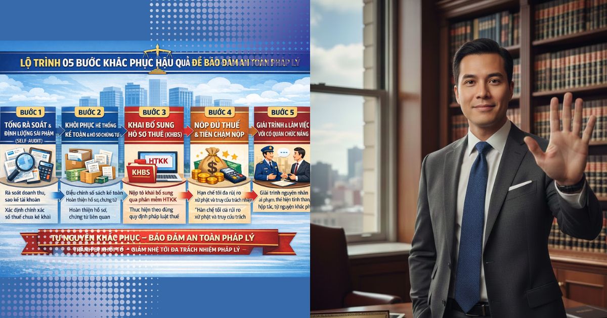 Lộ trình 05 bước đảm bảo pháp lý cho doanh nghiệp nhận tiền qua tài khoản cá nhân