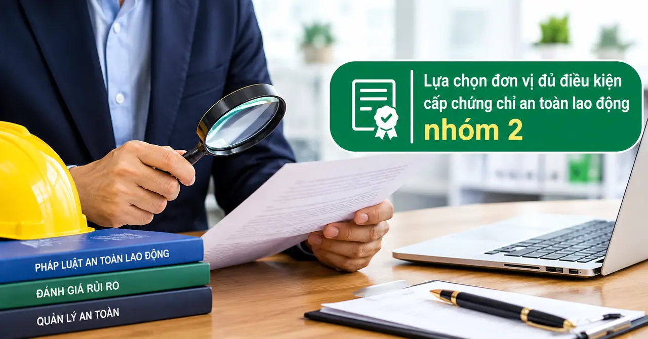 Lựa chọn đơn vị đủ điều kiện cấp chứng chỉ an toàn lao động nhóm 2 Lựa chọn đơn vị đủ điều kiện cấp chứng chỉ an toàn lao động nhóm 2