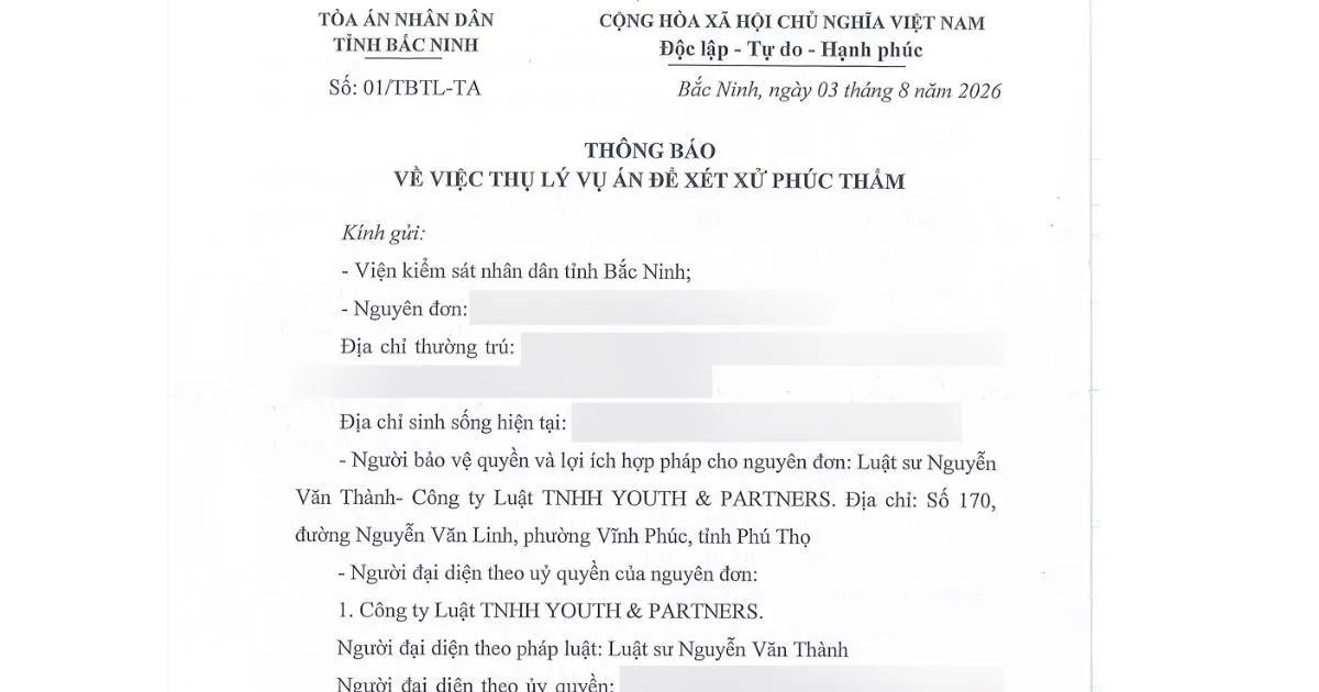 Luật sư lao động của YP tham gia vụ án tranh chấp lao động tại Bắc Ninh Luật sư lao động của YP tham gia vụ án tranh chấp lao động tại Bắc Ninh