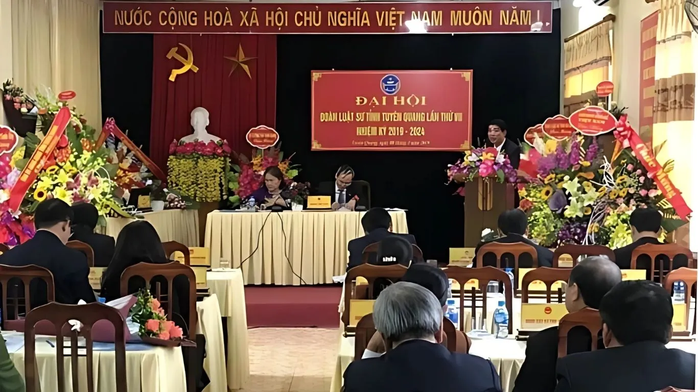 Luật sư Tuyên Quang tham dự đại hội của Đoàn luật sư tỉnh