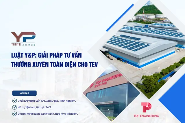 Luật Y&P: Giải pháp tư vấn thường xuyên toàn diện cho TEV