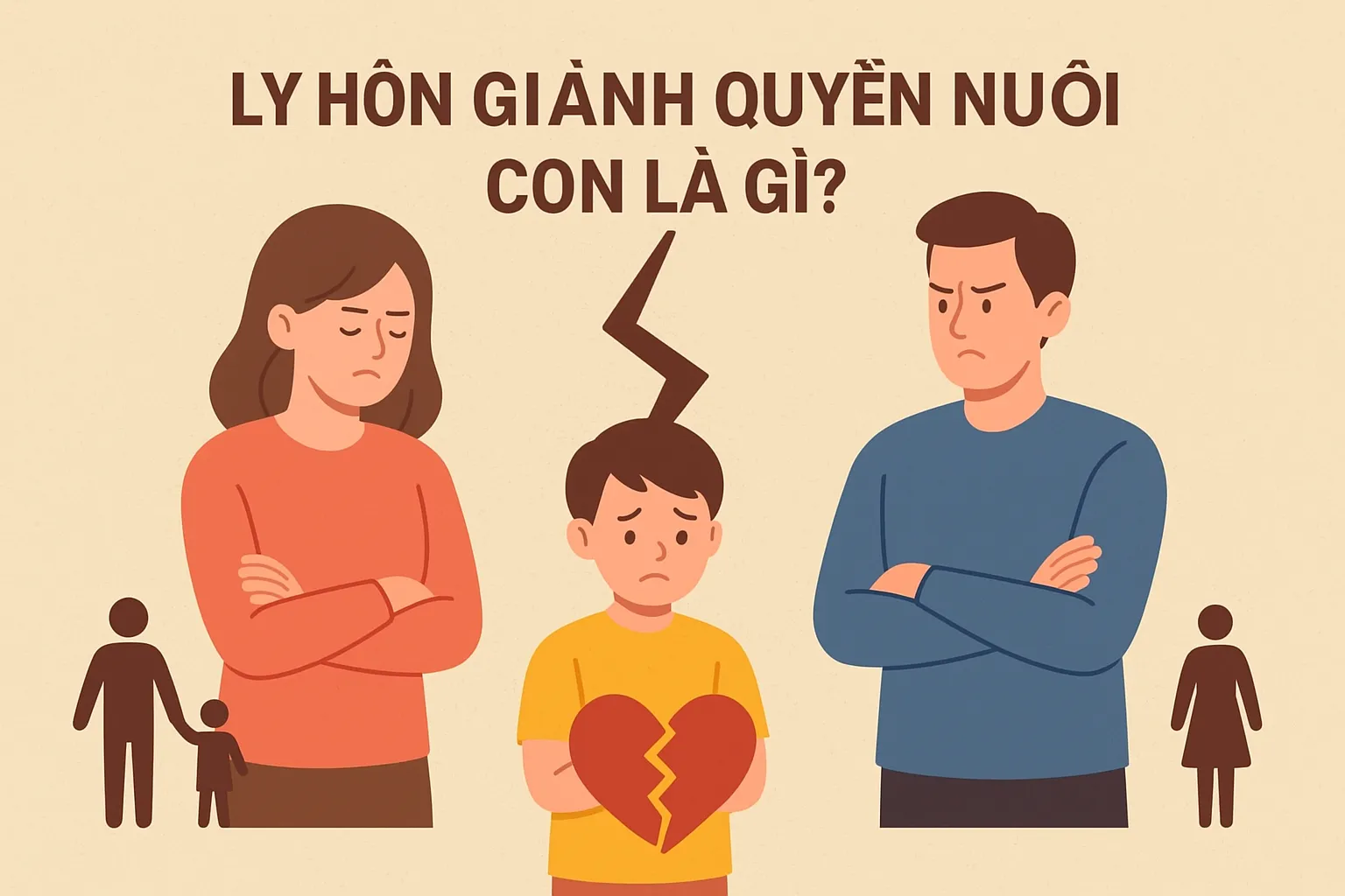 Ly hôn giành quyền nuôi con là gì