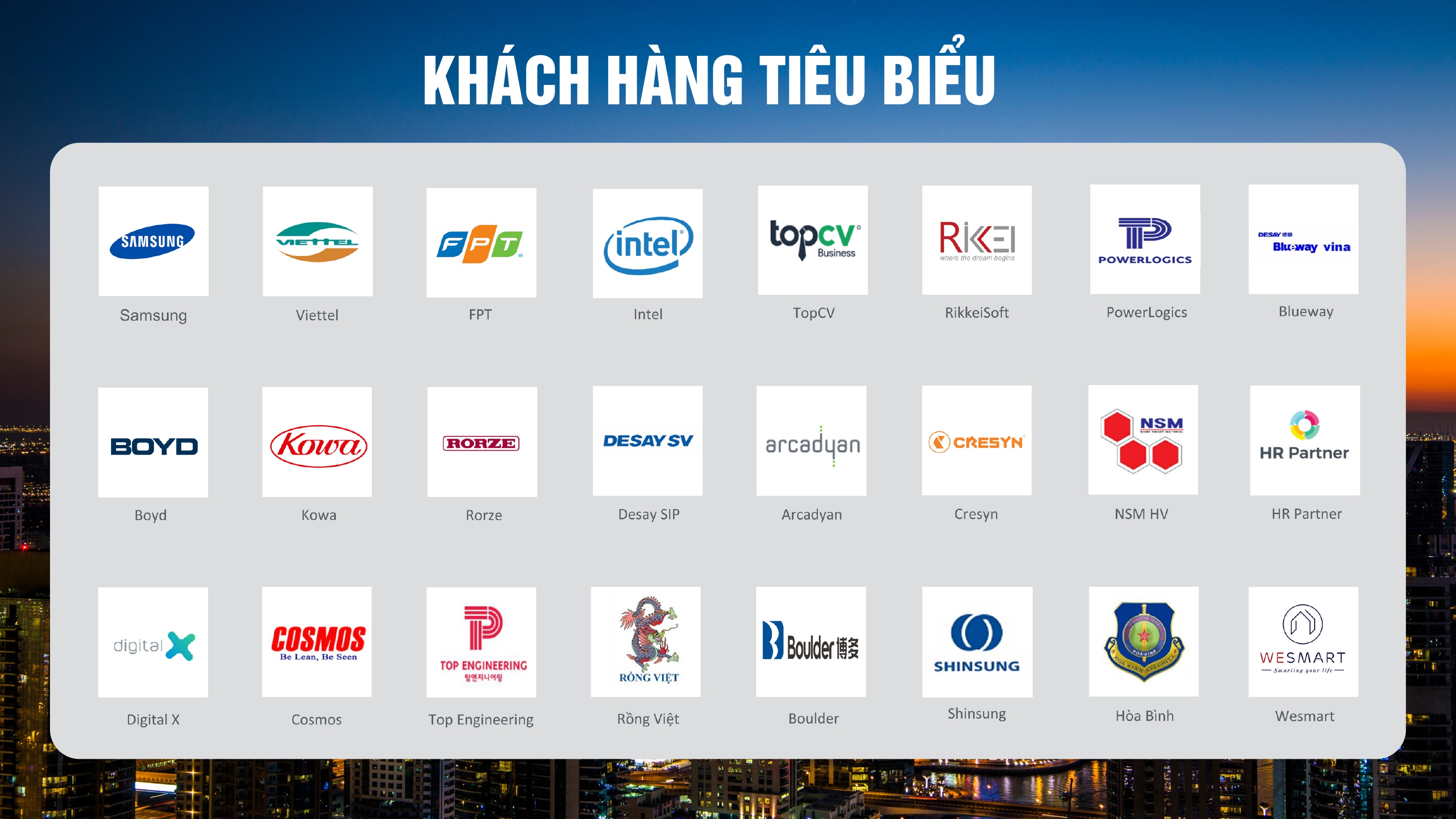 Một số khách hàng lựa chọn dịch vụ tư vấn pháp luật doanh nghiệp thường xuyên