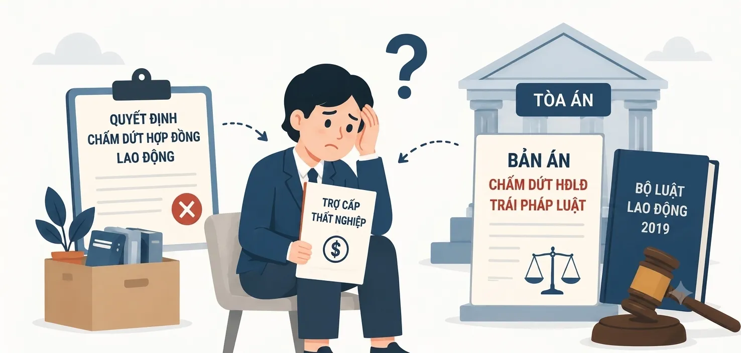 Người lao động thắng kiện có phải hoàn trả trợ cấp thất nghiệp? Người lao động thắng kiện có phải hoàn trả trợ cấp thất nghiệp?