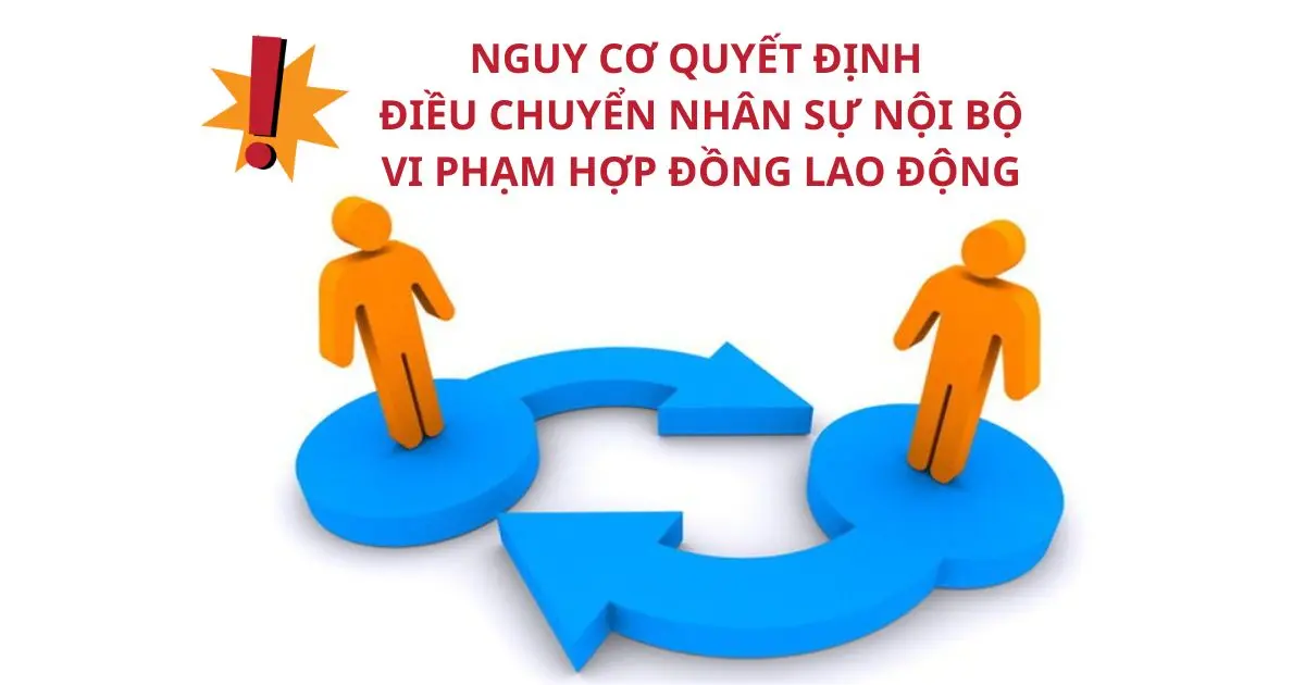 Nguy cơ quyết định điều chuyển nhân sự nội bộ vi phạm hợp đồng lao động Nguy cơ quyết định điều chuyển nhân sự nội bộ vi phạm hợp đồng lao động