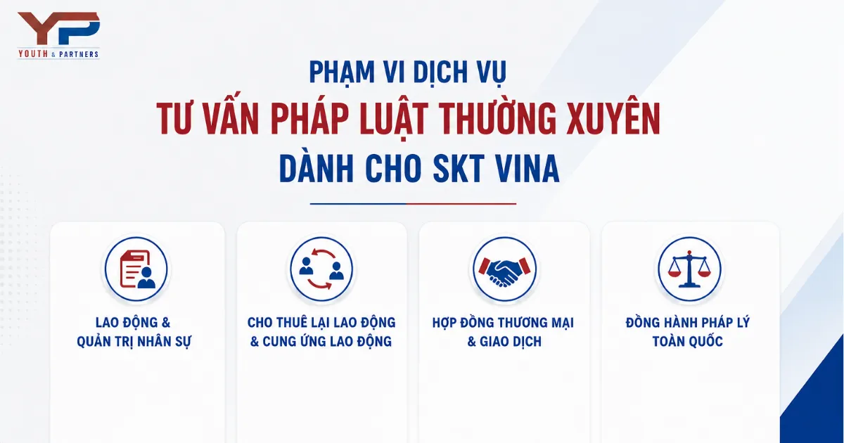 Phạm vi tư vấn pháp luật thường xuyên của Y&P 