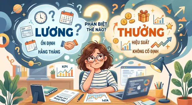 Quy chế lương thưởng: 03 tiêu chí phân biệt "lương hiệu suất" và "thưởng hiệu suất"