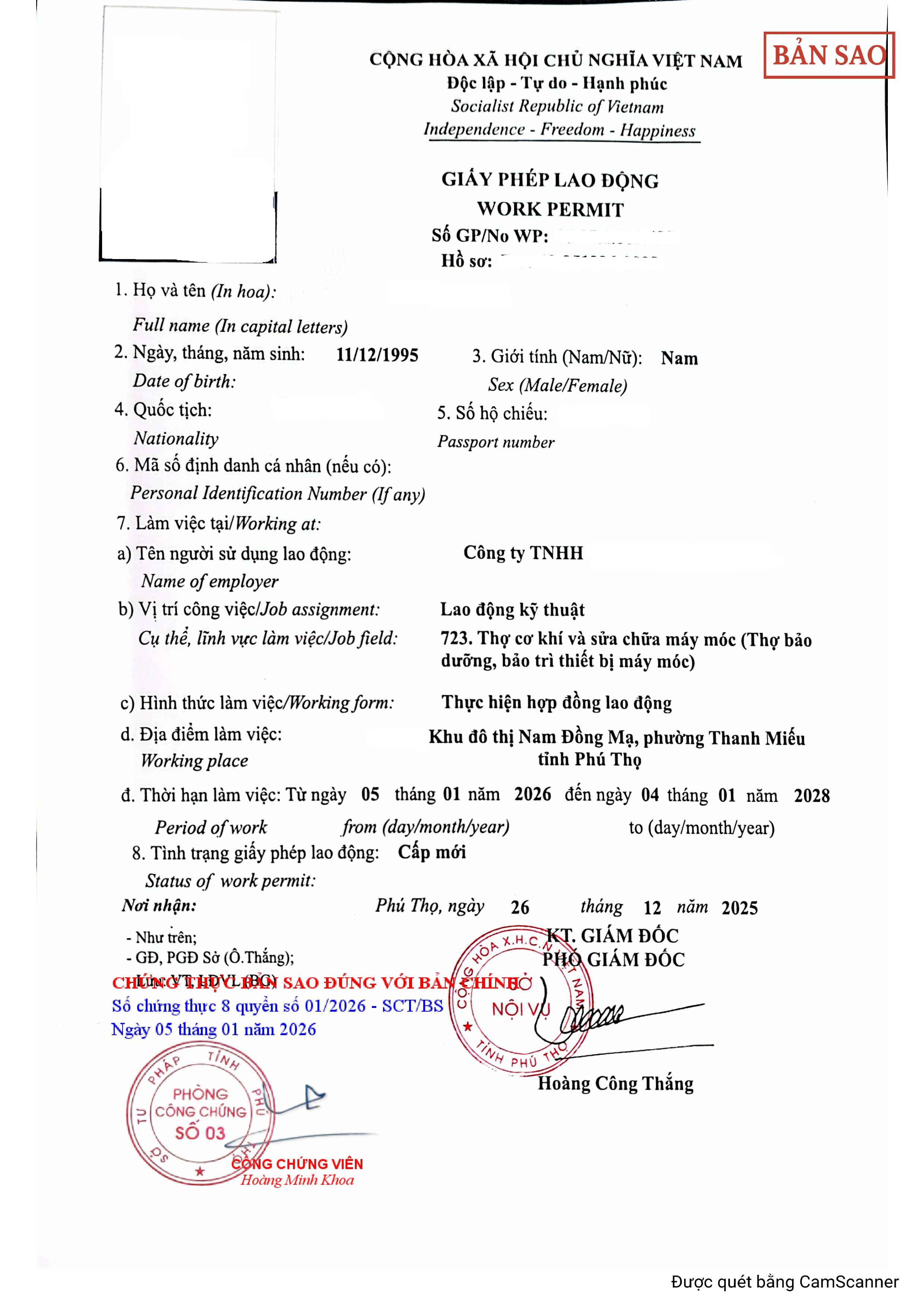 Quy định mới về giấy phép lao động cho người Nhật tại Việt Nam