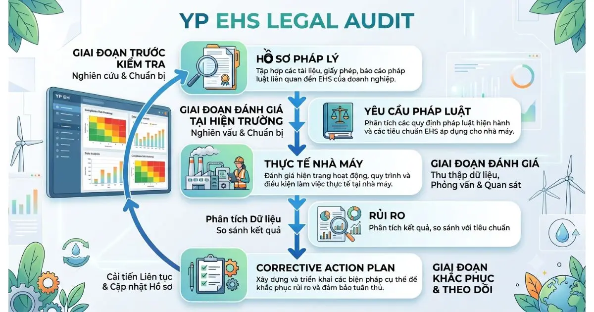 Quy trình của Dịch vụ audit EHS tại YP Law Firm Quy trình của Dịch vụ audit EHS tại YP Law Firm