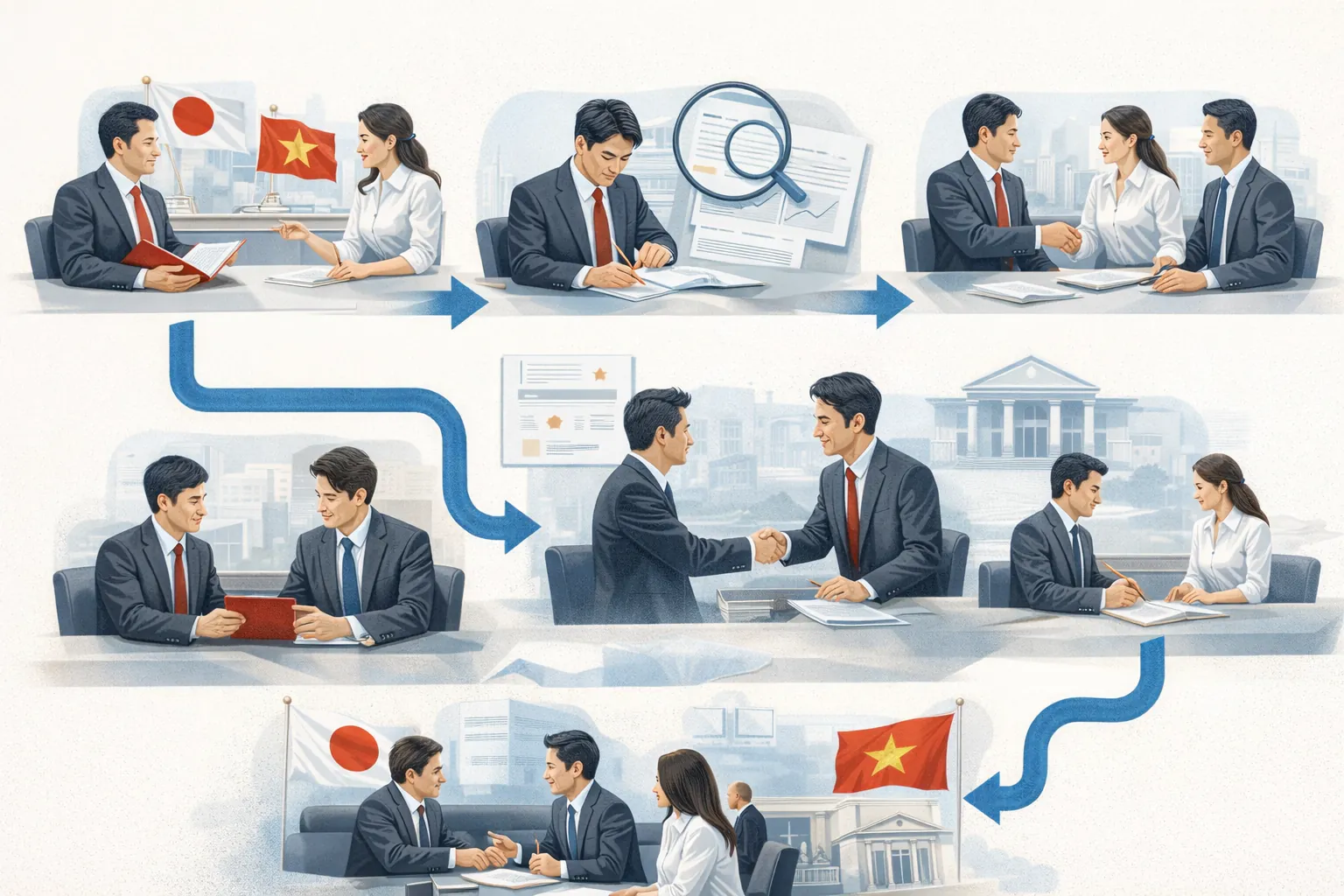 Quy trình cung cấp dịch vụ luật sư tiếng Nhật tại YP Law Firm