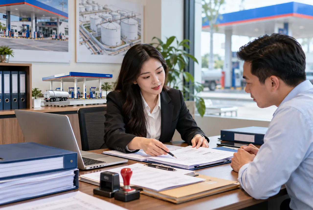 Quy trình triển khai dịch vụ xin giấy phép kinh doanh xăng dầu Quy trình triển khai dịch vụ xin giấy phép kinh doanh xăng dầu