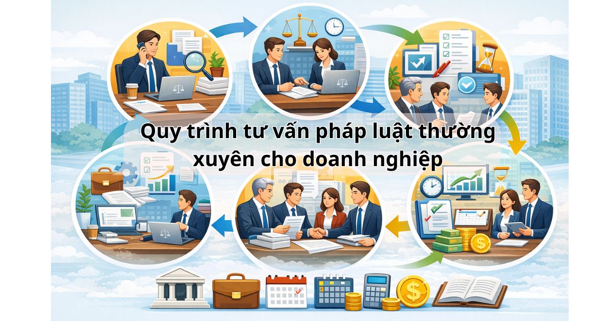 Quy trình tư vấn pháp luật thường xuyên cho doanh nghiệp