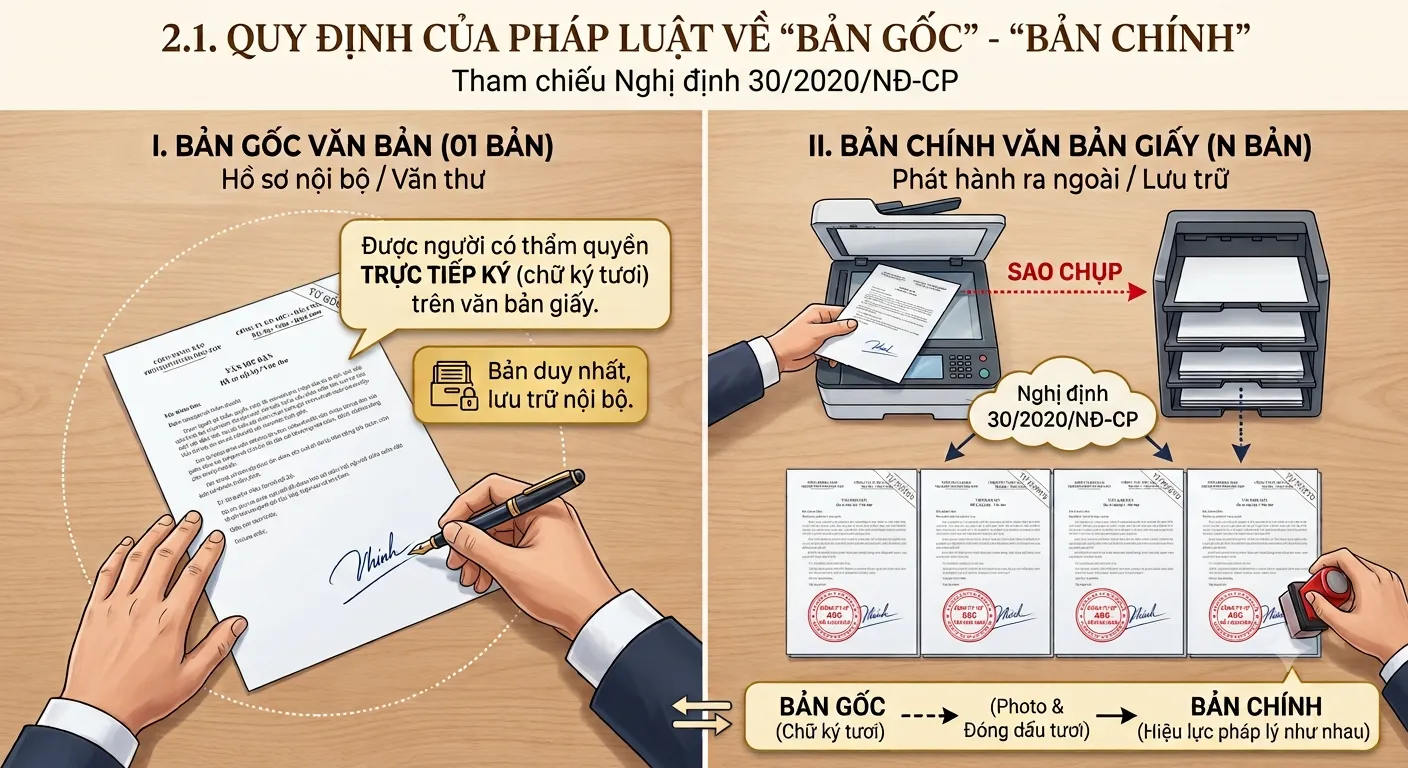 Quyết định nghỉ việc có chữ ký photo là bản chính? Quyết định nghỉ việc có chữ ký photo là bản chính?