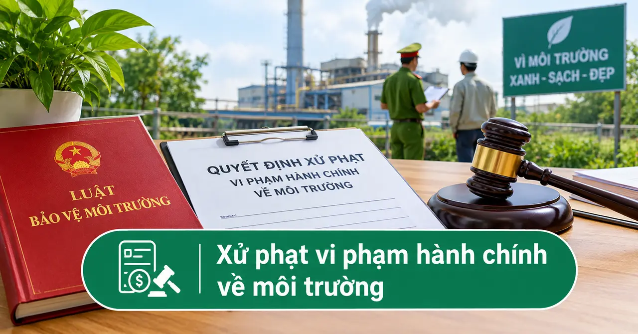 Quyết định xử phạt vi phạm hành chính về môi trường Quyết định xử phạt vi phạm hành chính về môi trường