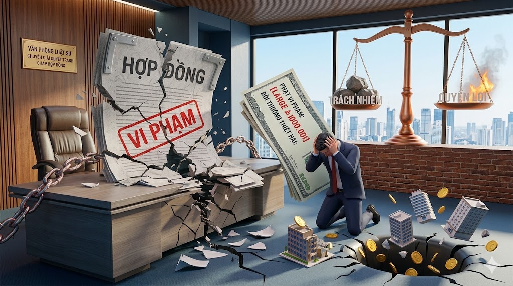 Rủi ro phạt hợp đồng khi thiếu pháp chế thuê ngoài