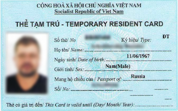 Thẻ tạm trú cho người nước ngoài