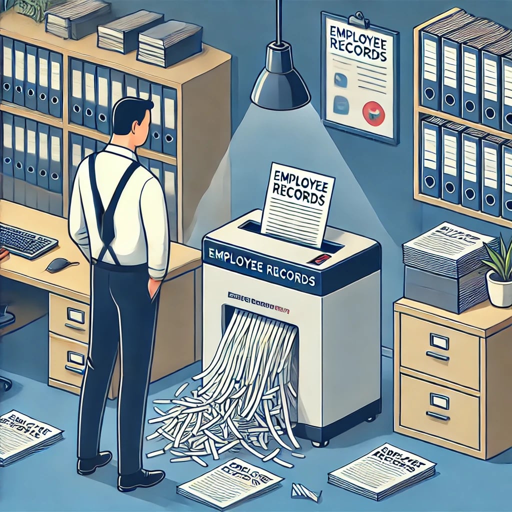 Thời gian bảo quản, lưu giữ hồ sơ nhân viên sau khi nghỉ việc