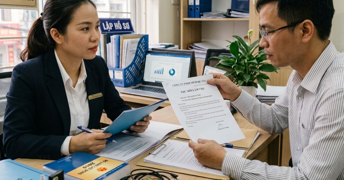 Thư mời làm việc có giá trị pháp lý không?