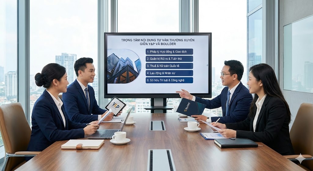 trọng tâm nội dung tư vấn thường xuyên giữa YP và Boulder