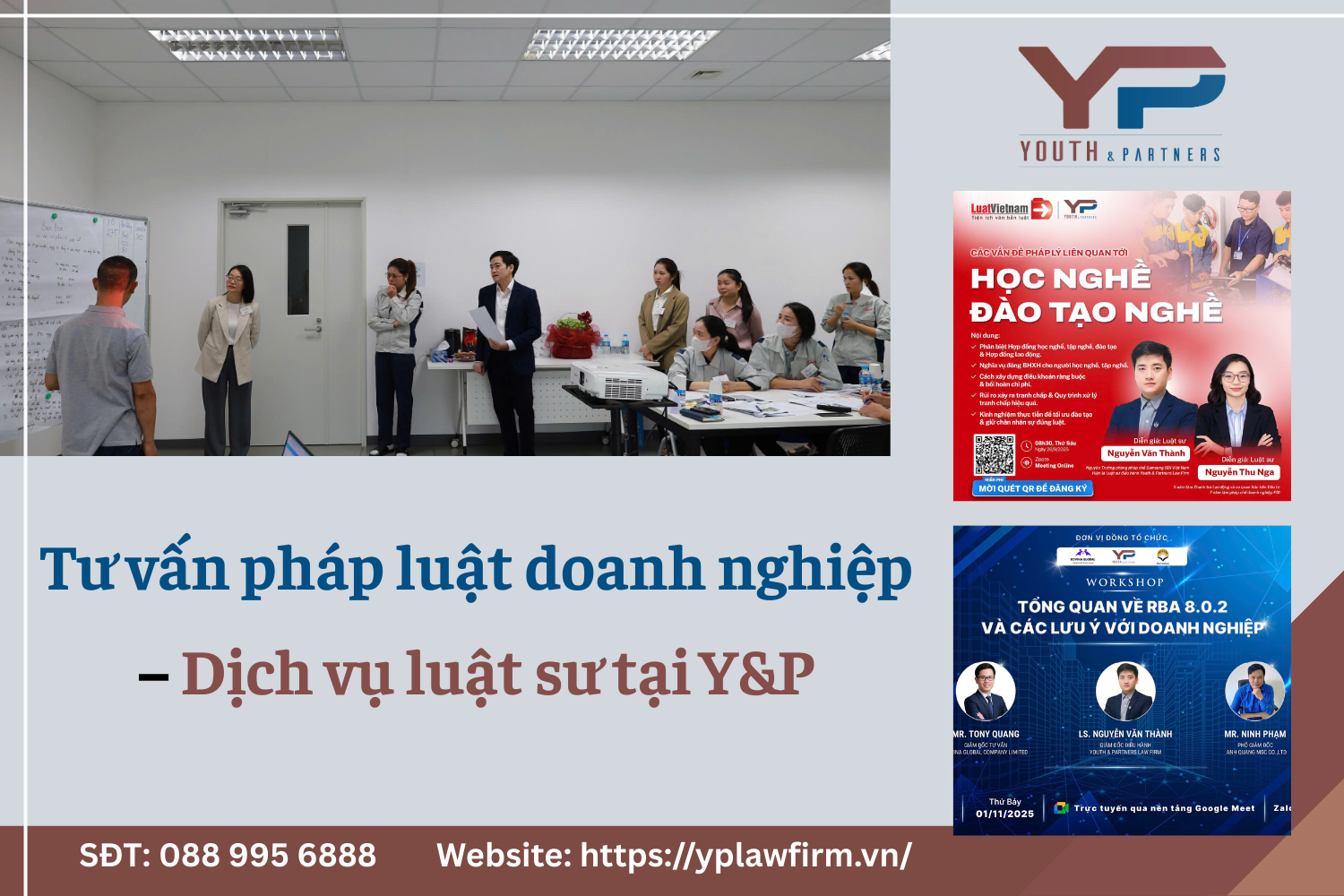 Tư vấn pháp luật doanh nghiệp – Dịch vụ luật sư tại Y&P