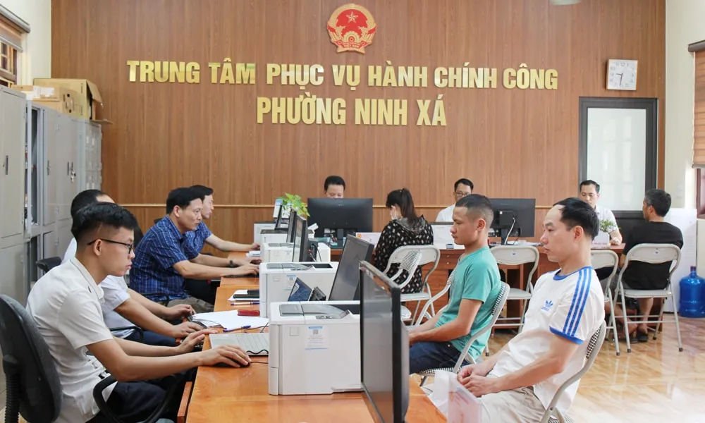 Xin trích lục Giấy đăng ký kết hôn tại Trung tâm phục vụ hành chính công phường Ninh Xá